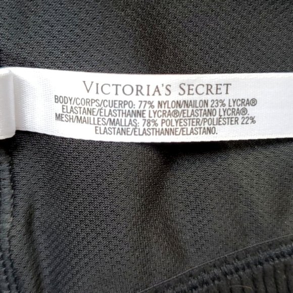 Victoria's Secret sports bra black zip front, 36D ❤️ - Picture 7 of 9